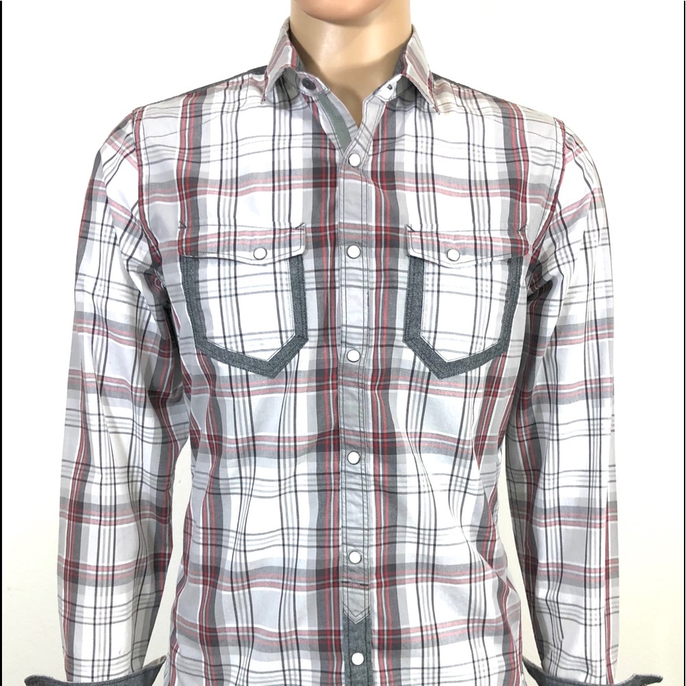 EXPRESS Men’s Shirt Western L/S 2 Pockets W/Lids